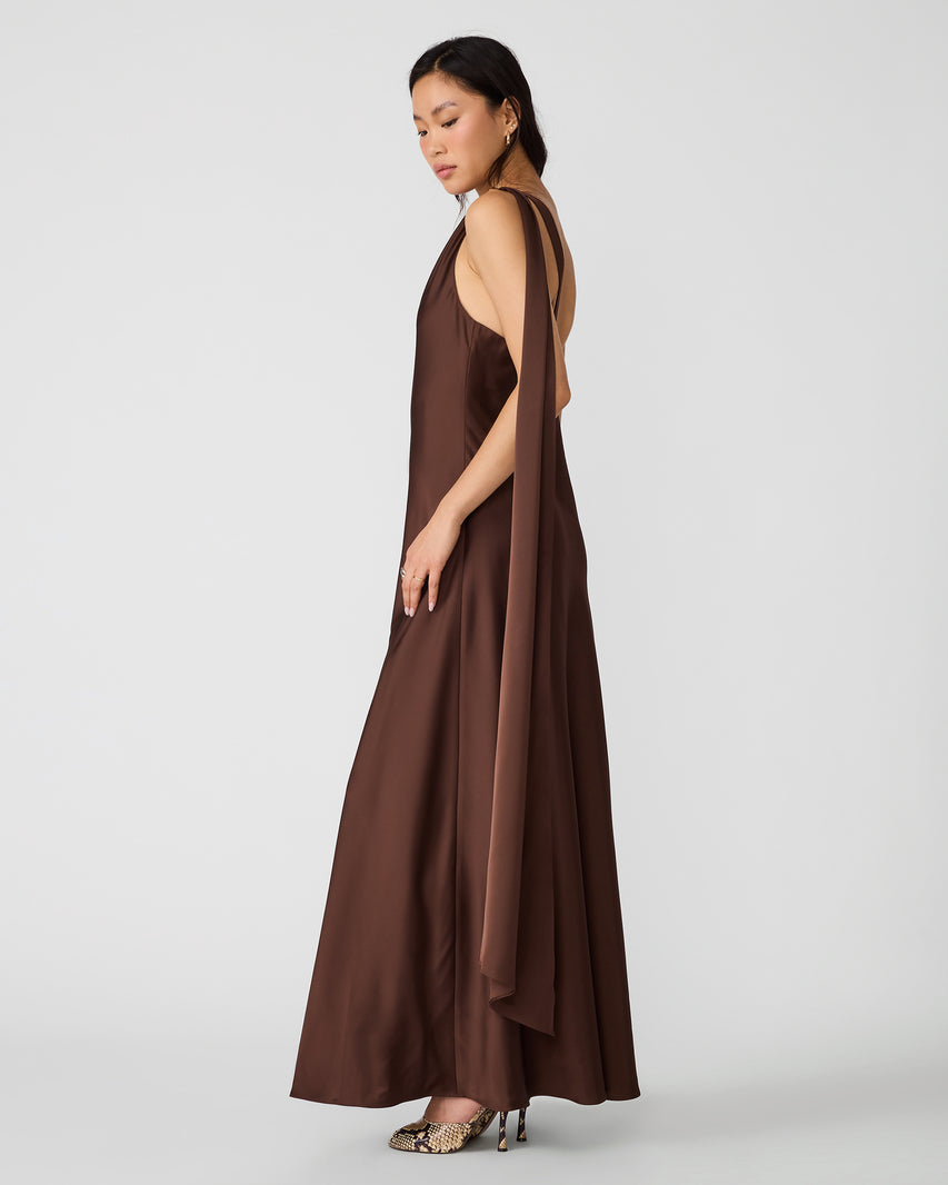 AURORAH DRESS SHAVED CHOCOLATE - view 2