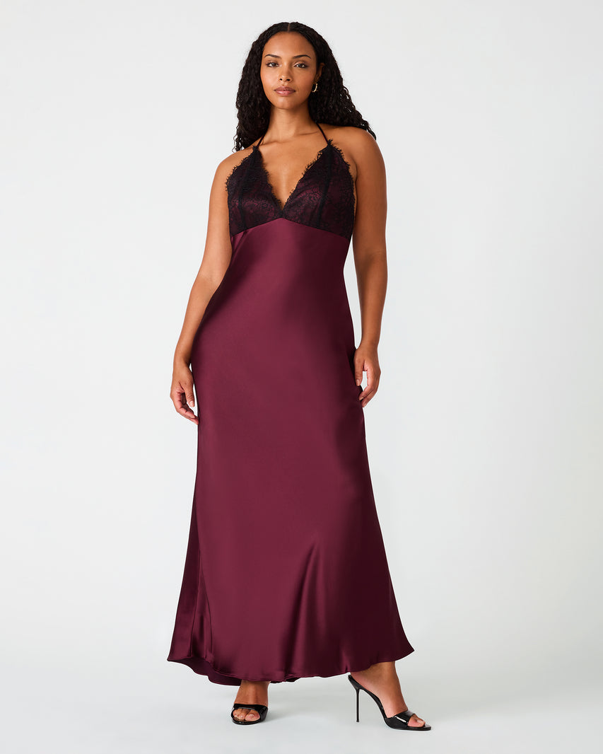 PHIA DRESS DEEP FIG - view 4