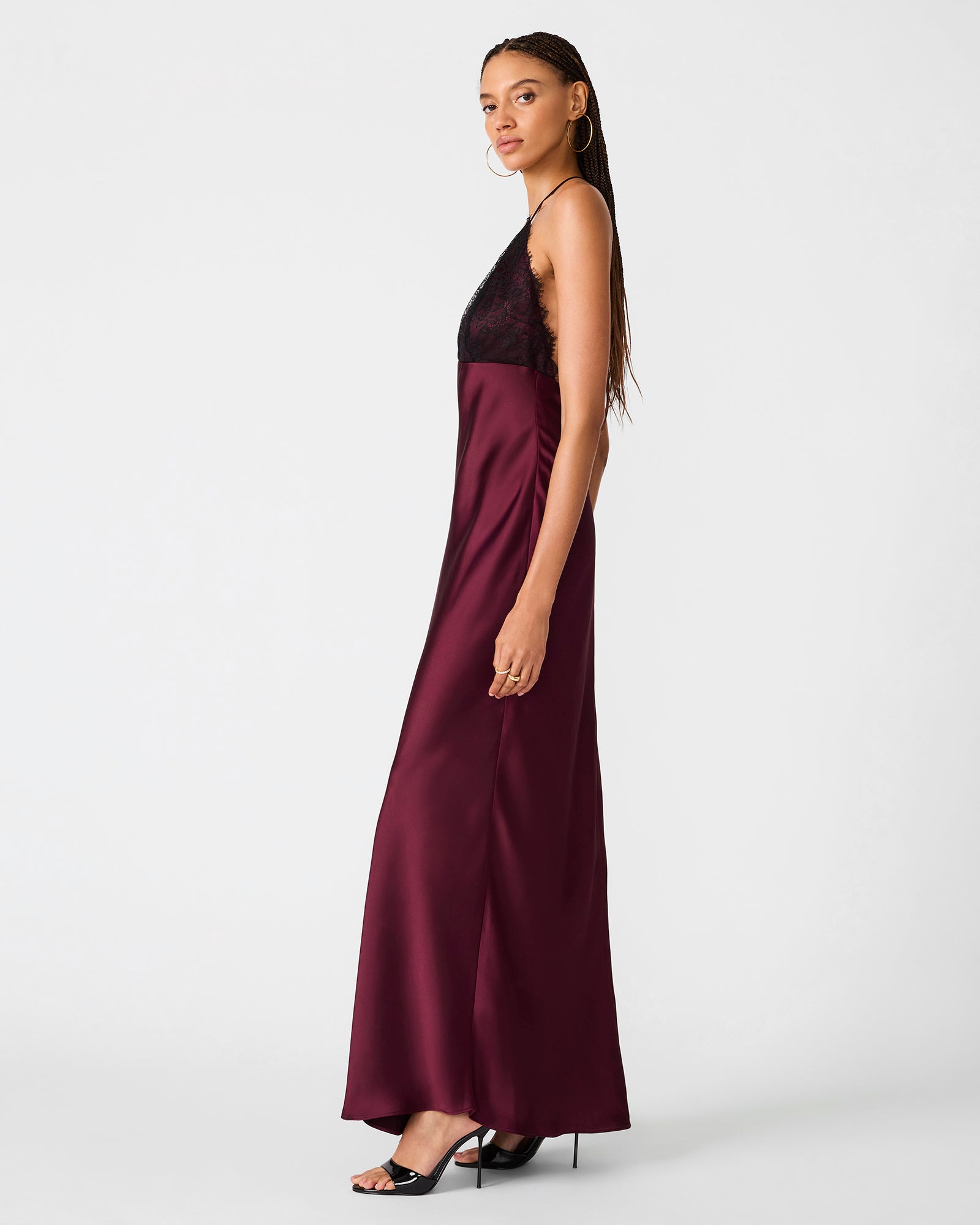 PHIA DRESS DEEP FIG - view 2