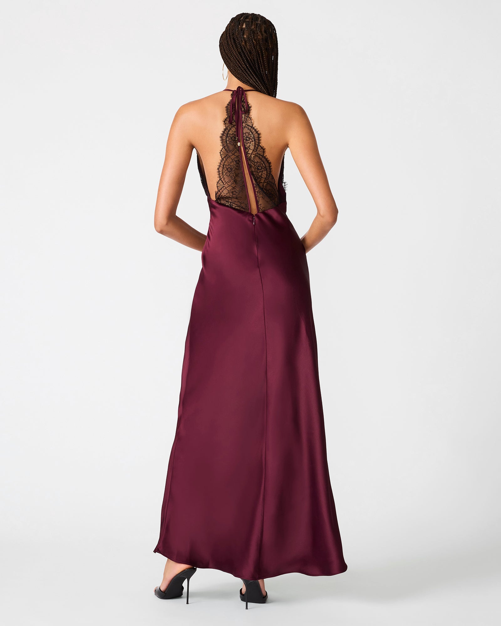 PHIA DRESS DEEP FIG - view 3