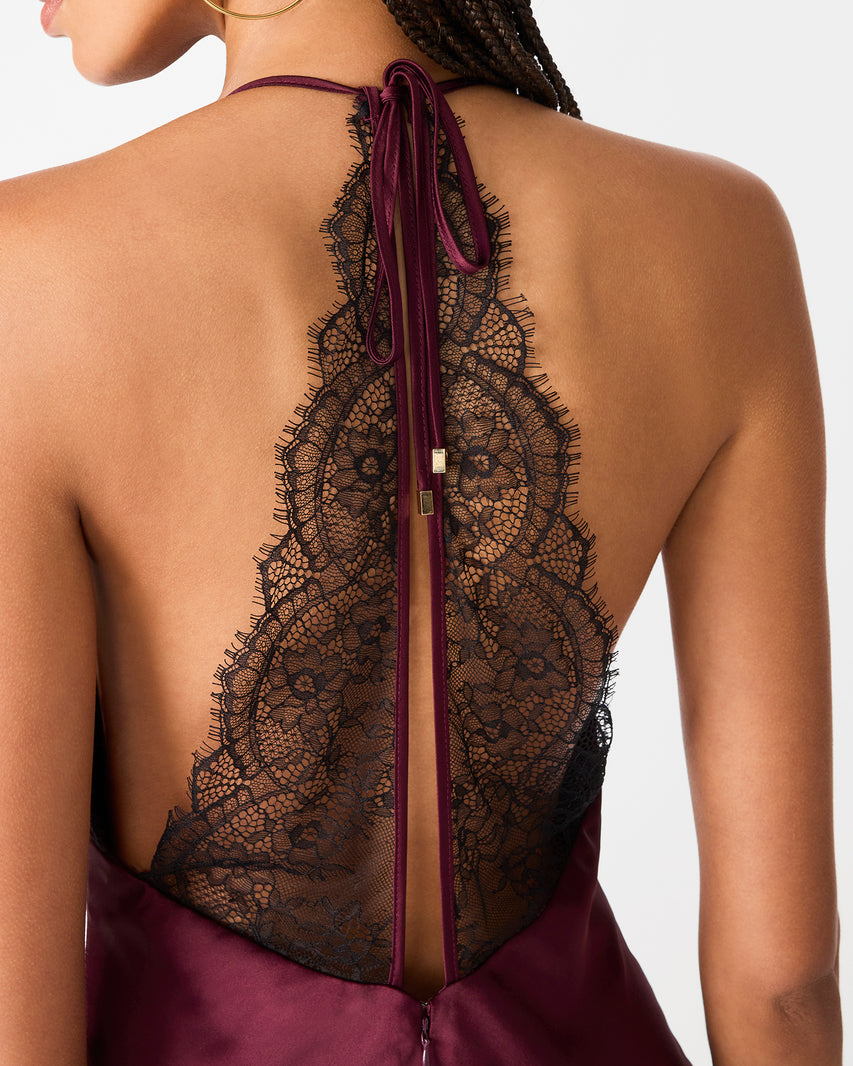 PHIA DRESS DEEP FIG - view 5