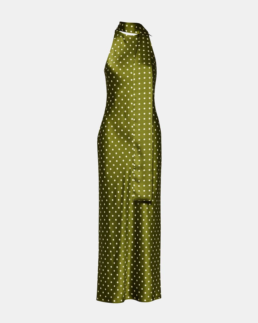 JAIDEN DRESS OLIVE HEATHER - view 6