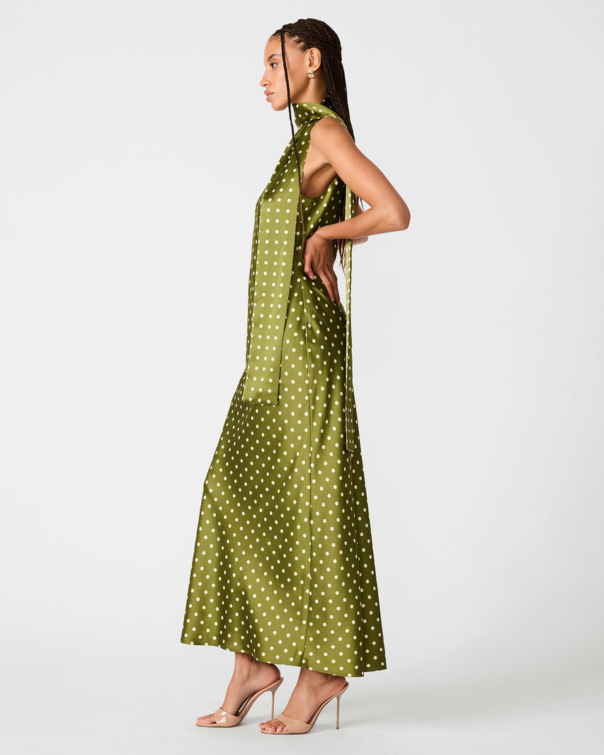 JAIDEN DRESS OLIVE HEATHER - view 2