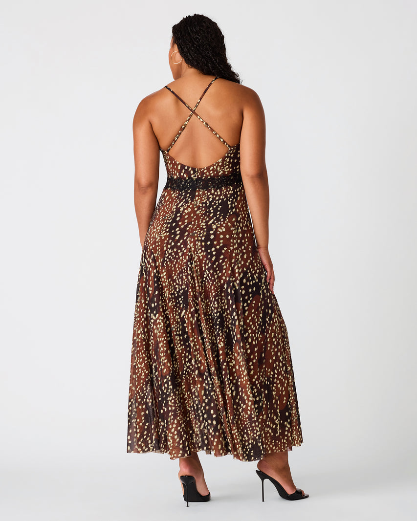 EM DRESS SMOKEY BROWN - view 5