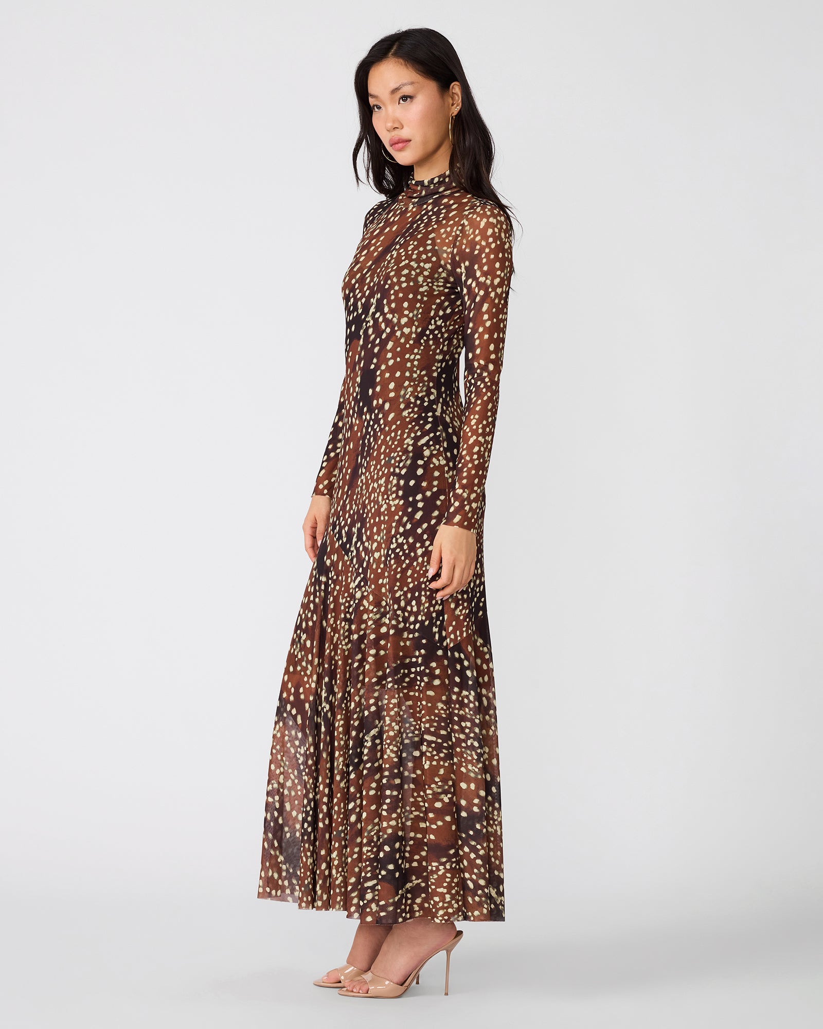 VIVARA DRESS SMOKEY BROWN - view 2