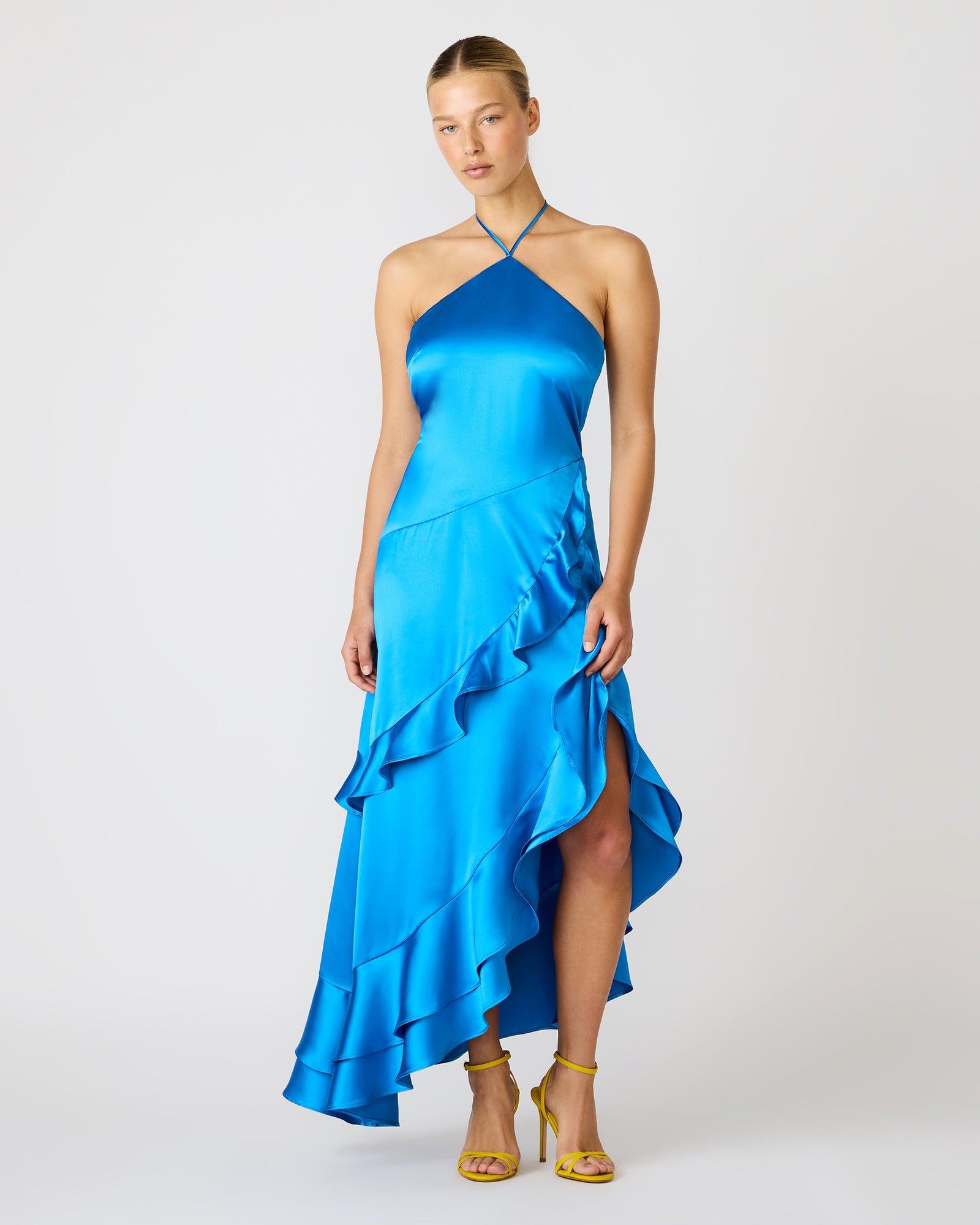 Steve Madden Women's Caspia Dress Blue Sleeveless Dresses - Bluing - Size 2