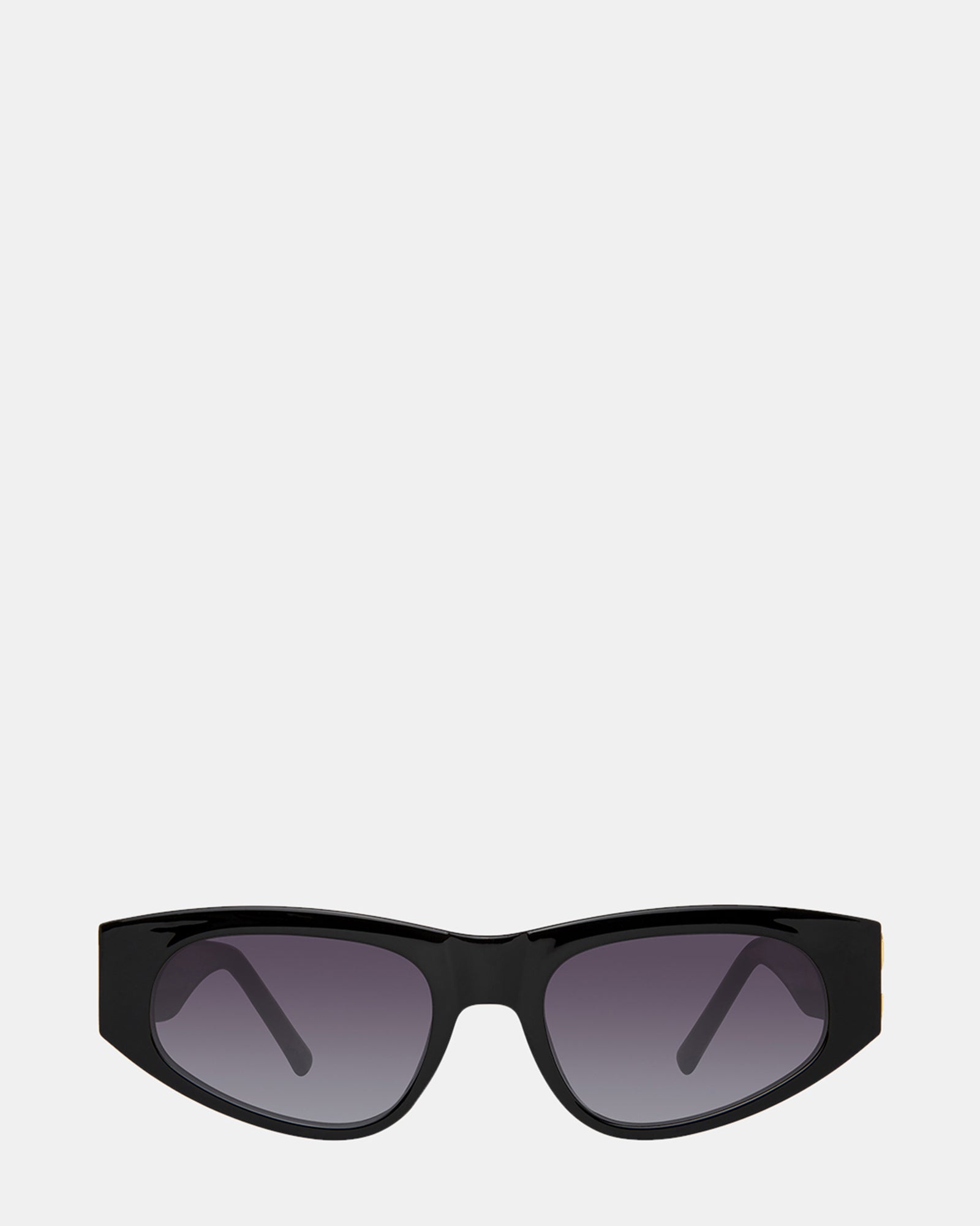 ADRIANE Black Narrow Geometric Sunglasses | Women&#39;s Sunglasses &ndash; Steve Madden