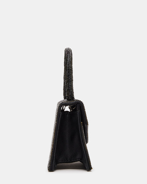 Black Mini Crossbody Purse Small Leather Purse Evening Bag Black