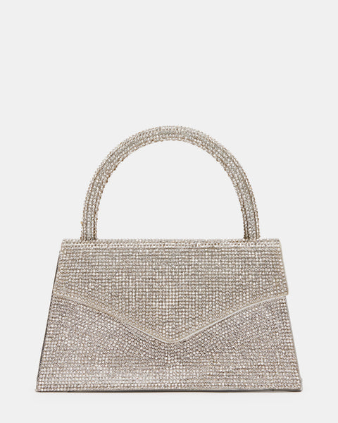 AMINA Bag Silver | Women's Mini Bag With Chain – Steve Madden