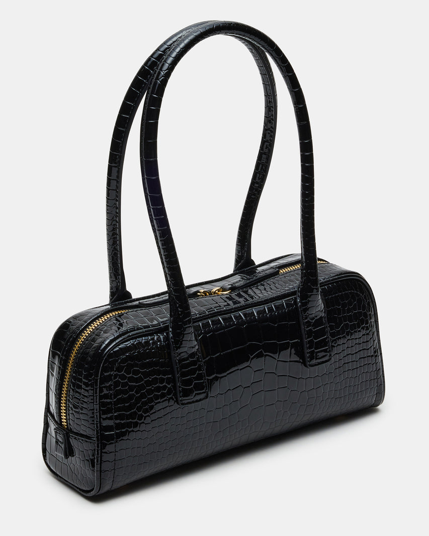 ANISE BAG BLACK CROCODILE
