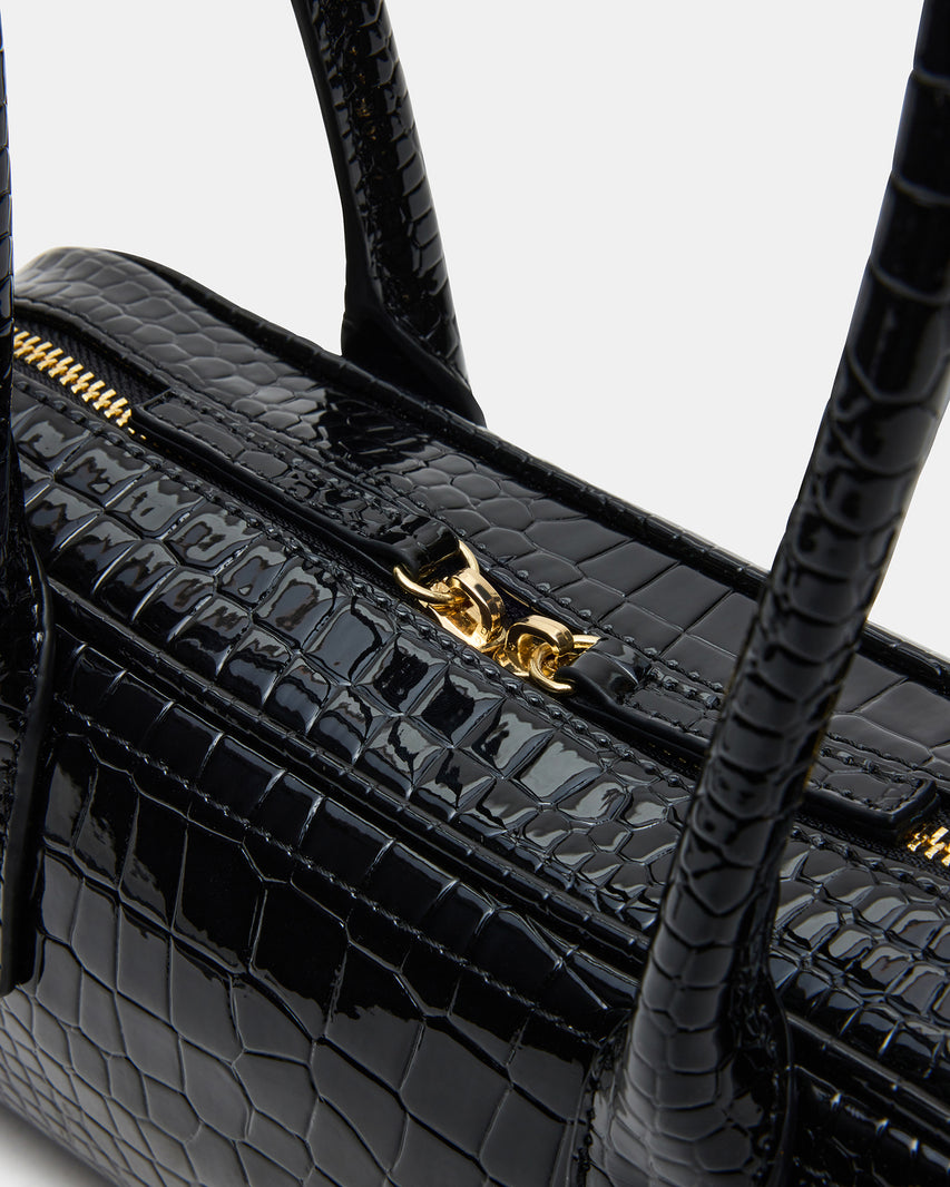 ANISE BAG BLACK CROCODILE