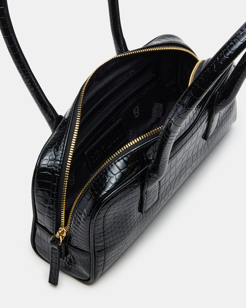 ANISE BAG BLACK CROCODILE