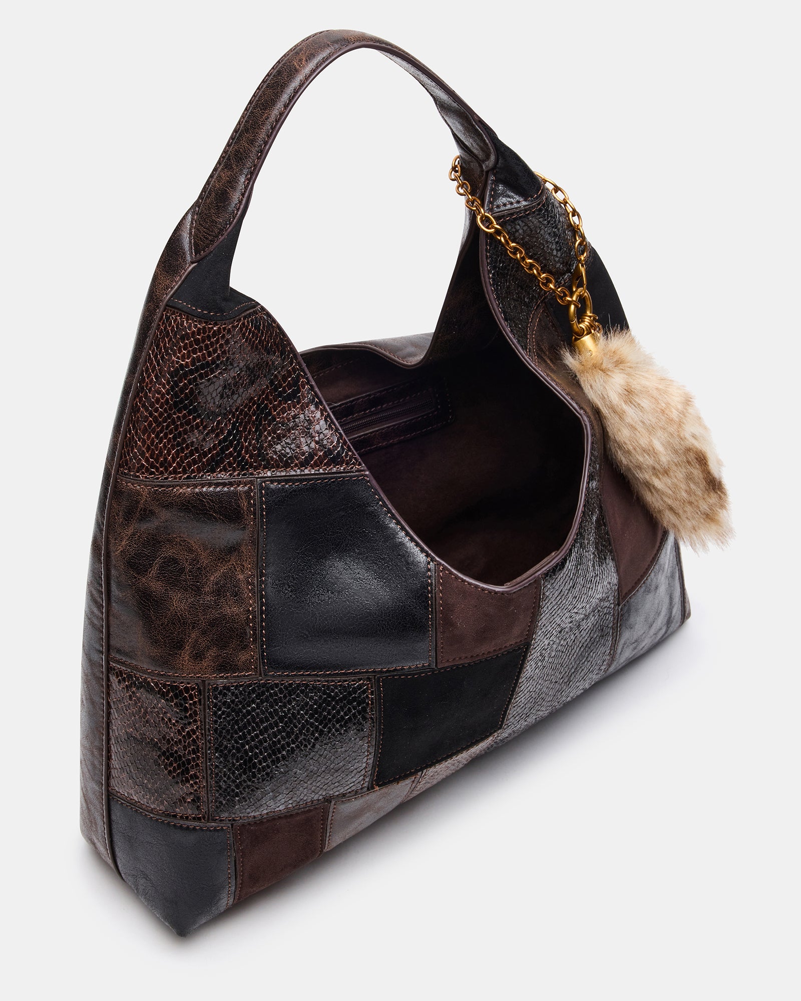 AURRA PATCHWORK BAG DARK MULTI - view 5