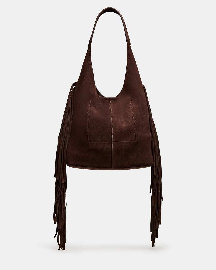 AUTUMN FRINGE BAG CHOCOLATE - view 8