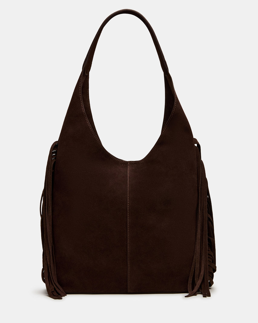 AUTUMN FRINGE BAG CHOCOLATE - view 3