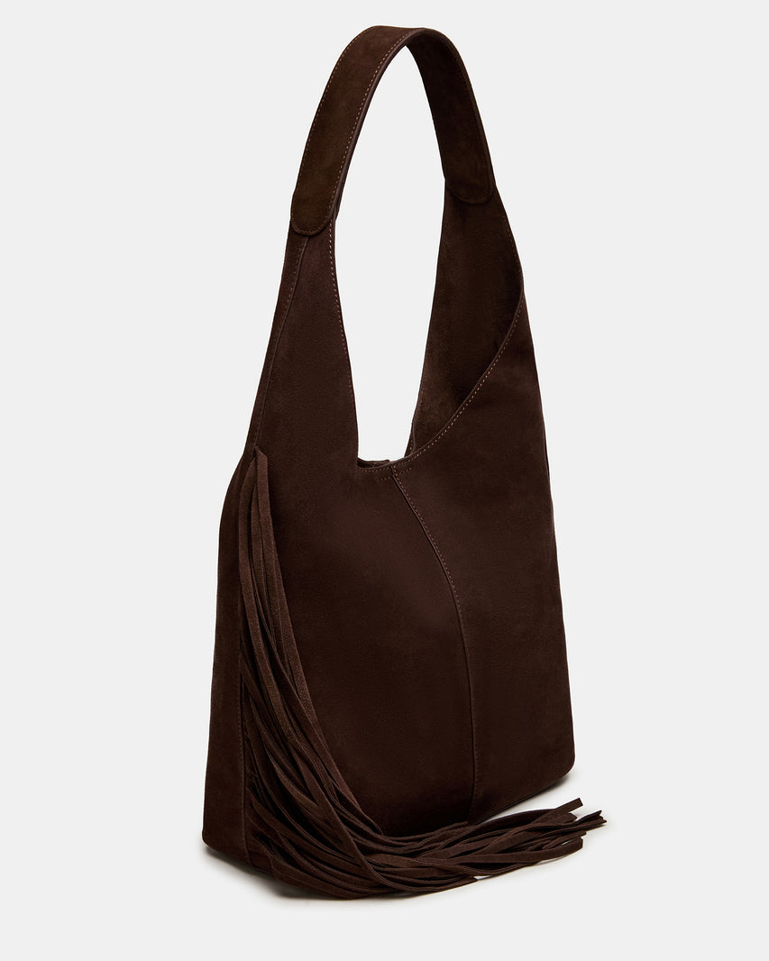 AUTUMN FRINGE BAG CHOCOLATE - view 6