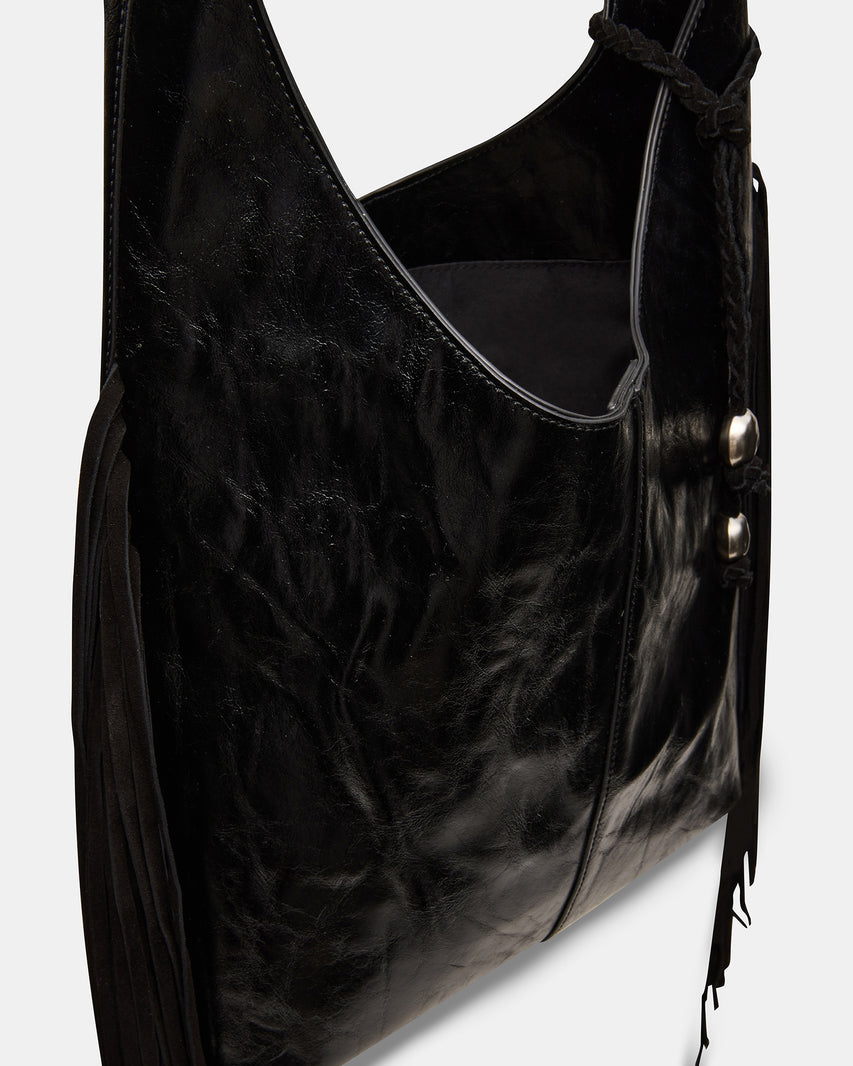 AUTUMN FRINGE BAG BLACK - view 5