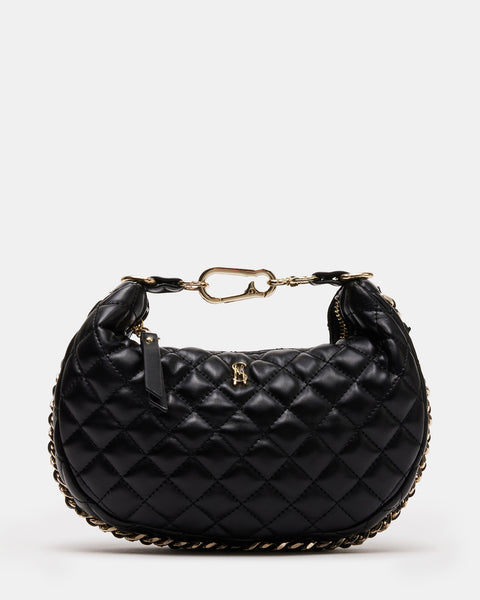 Pre-owned Chanel 1980s Mini Bag Motif Shoulder Bag In Black