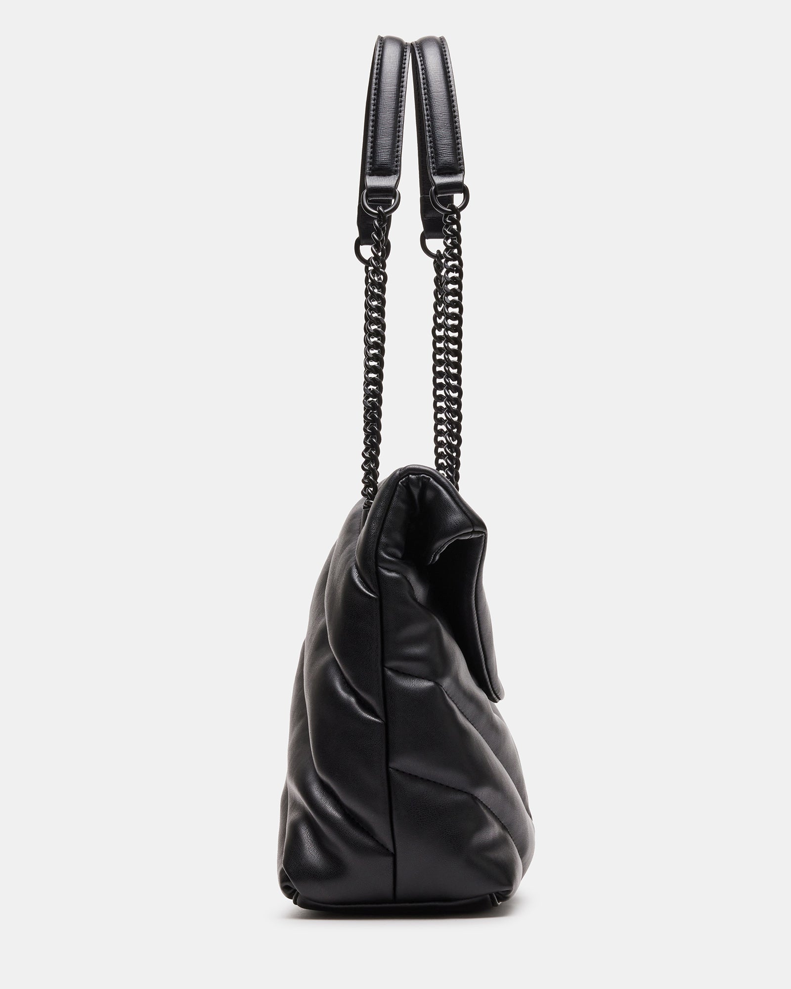 BRITTA Bag Black Shoulder Bag | Women's Black Puff Quilted Shoulder Bag ...