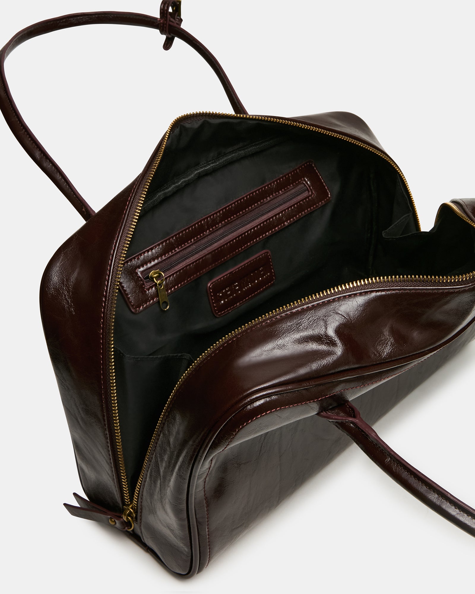 CANDIE Chocolate Tubular Strap Shoulder Handbag – Steve Madden
