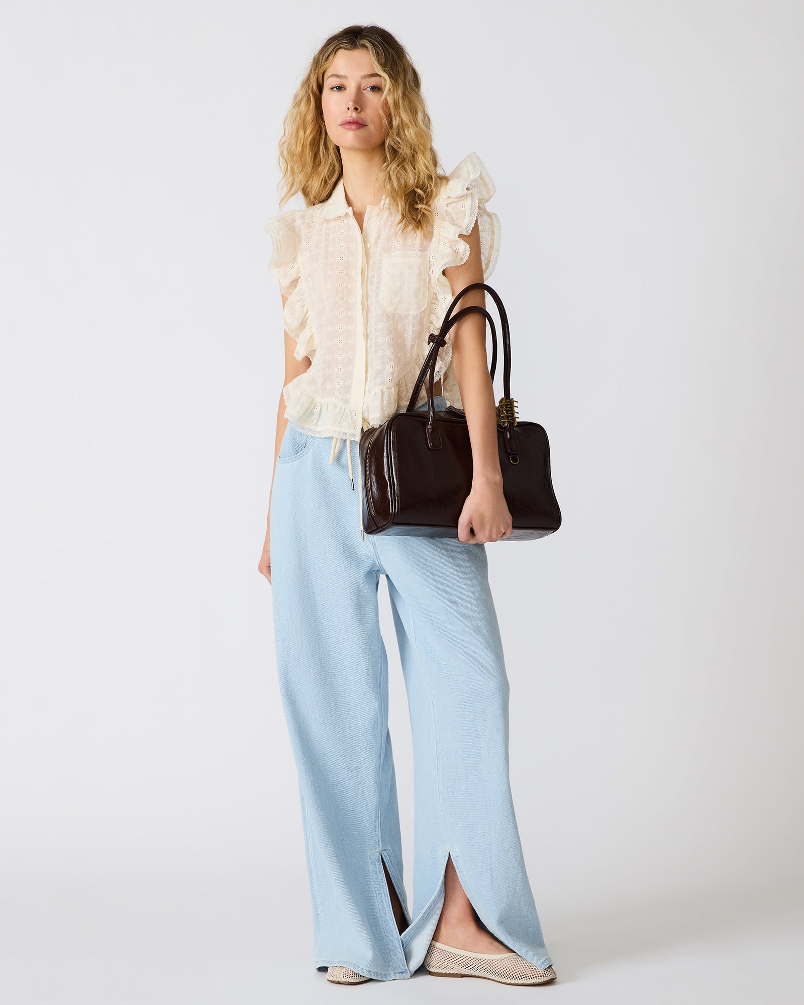 セブンフェアリー　キャンディバッグ CANDIE Chocolate Tubular Strap Shoulder Handbag – Steve Madden
