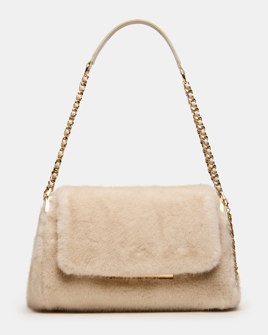 COLETTE BAG FAUX FUR NATURAL
