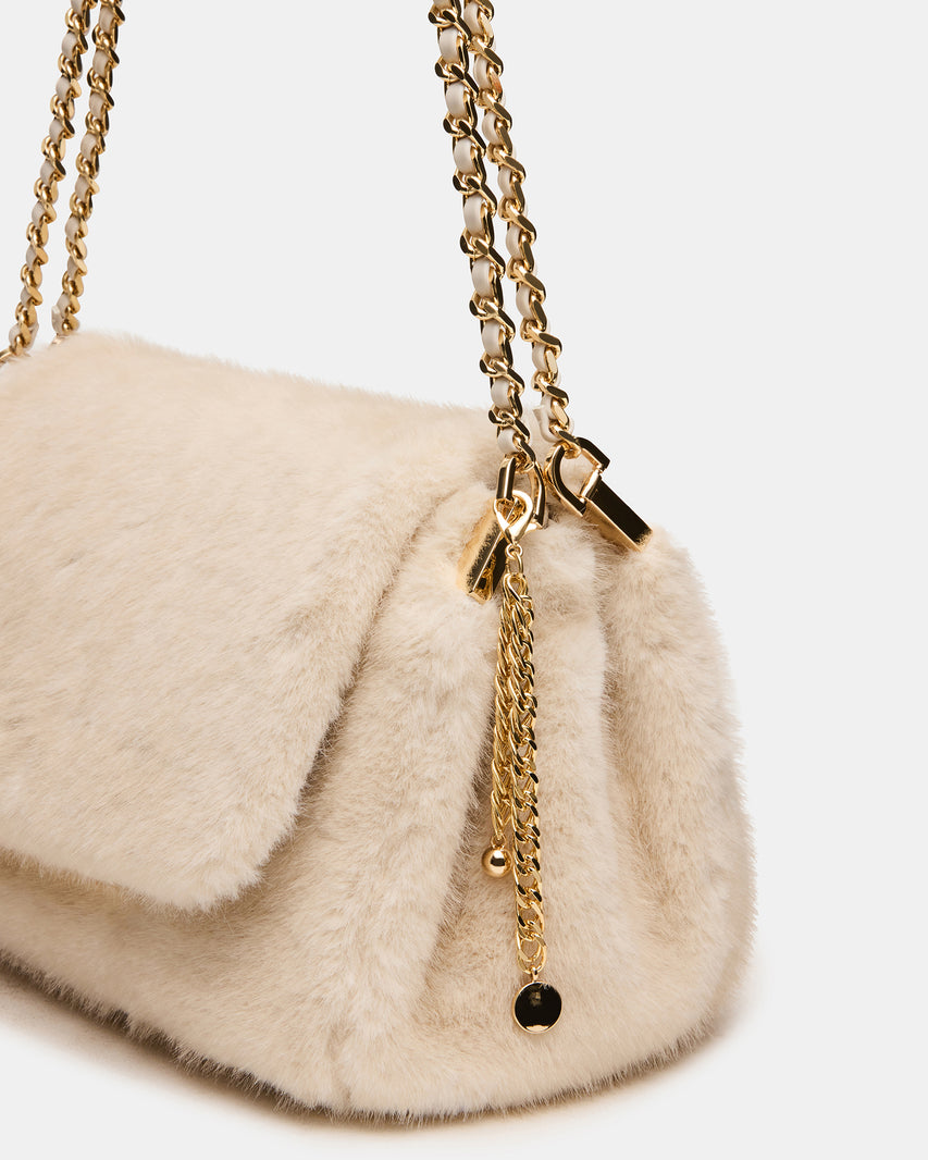 COLETTE BAG FAUX FUR NATURAL - view 4