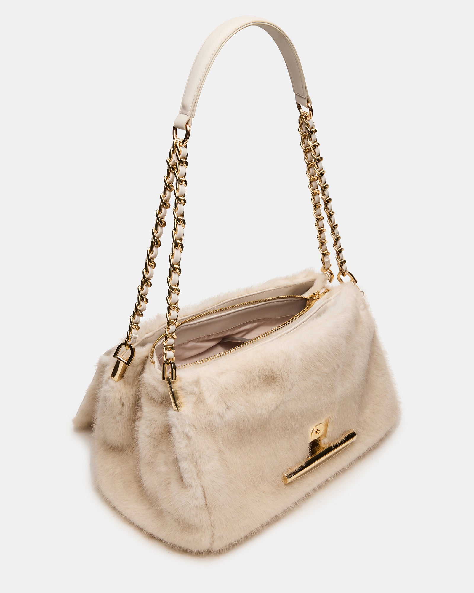 COLETTE BAG FAUX FUR NATURAL - view 6