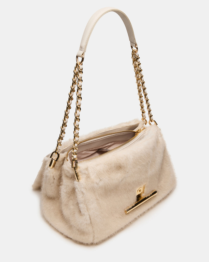 COLETTE BAG FAUX FUR NATURAL - view 6