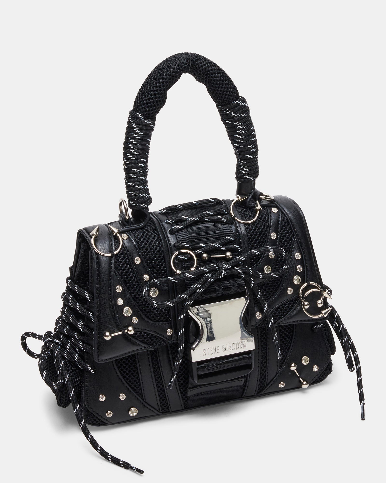 DIEGO BAG BLACK/SILVER PIERCING