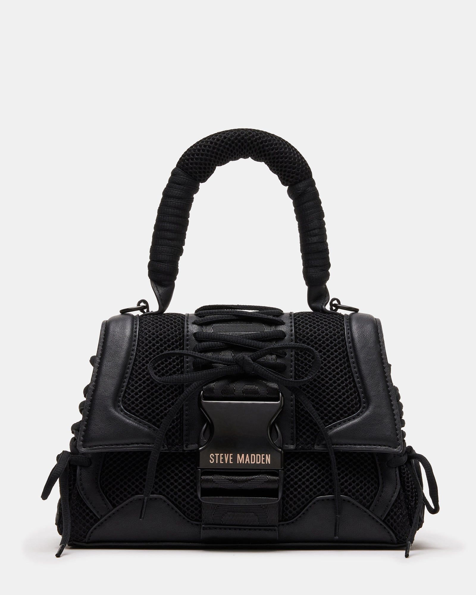 DIEGO Bag Black Handbag With Crossbody Strap | Women's Handbags – Steve  Madden