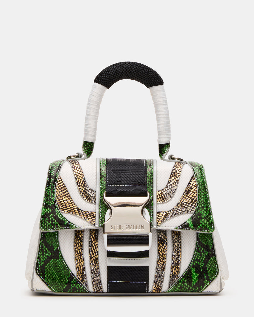 DIEGO BAG GREEN METALLIC