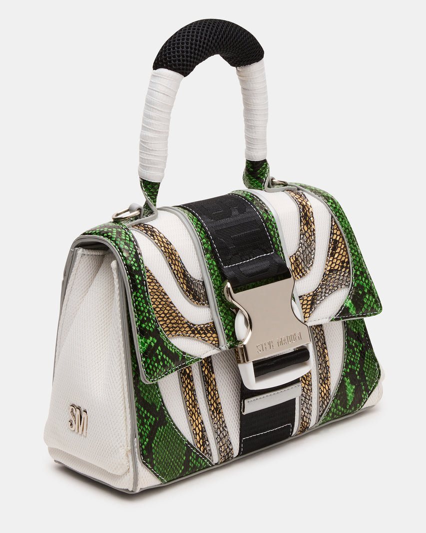DIEGO BAG GREEN METALLIC