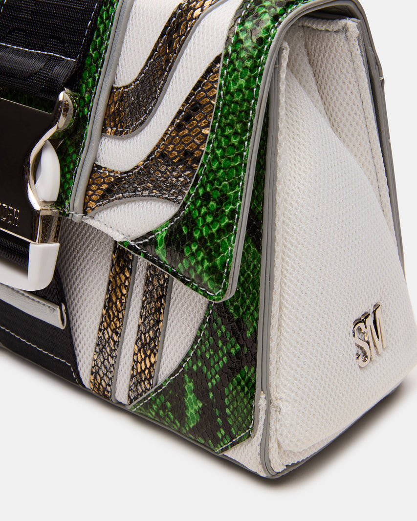 DIEGO BAG GREEN METALLIC