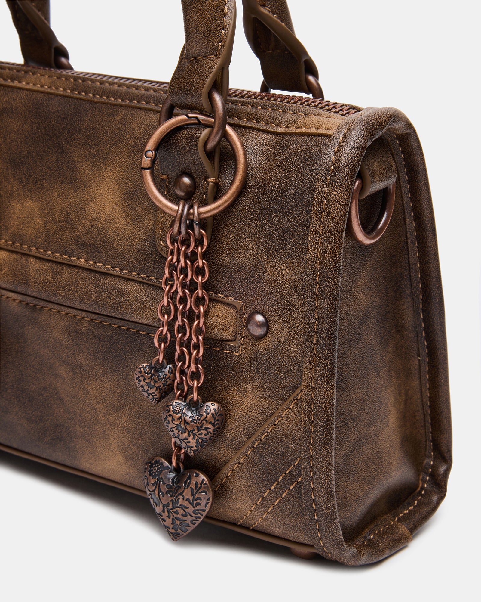 ELIDE BAG DISTRESSED BROWN - view 3