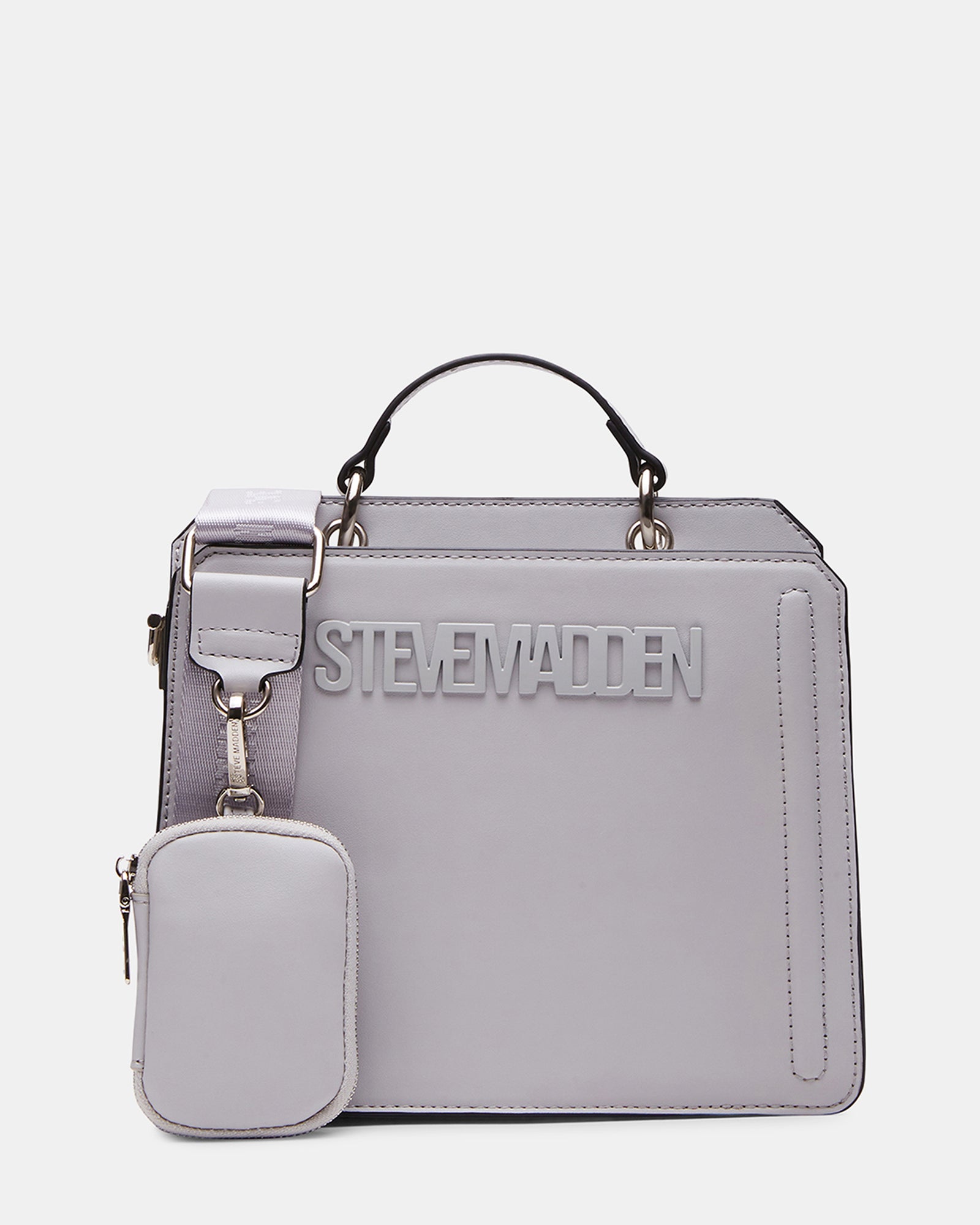 Evelyn Bag Light Grey Crossbody Bag | ONESZ | by Steve Madden