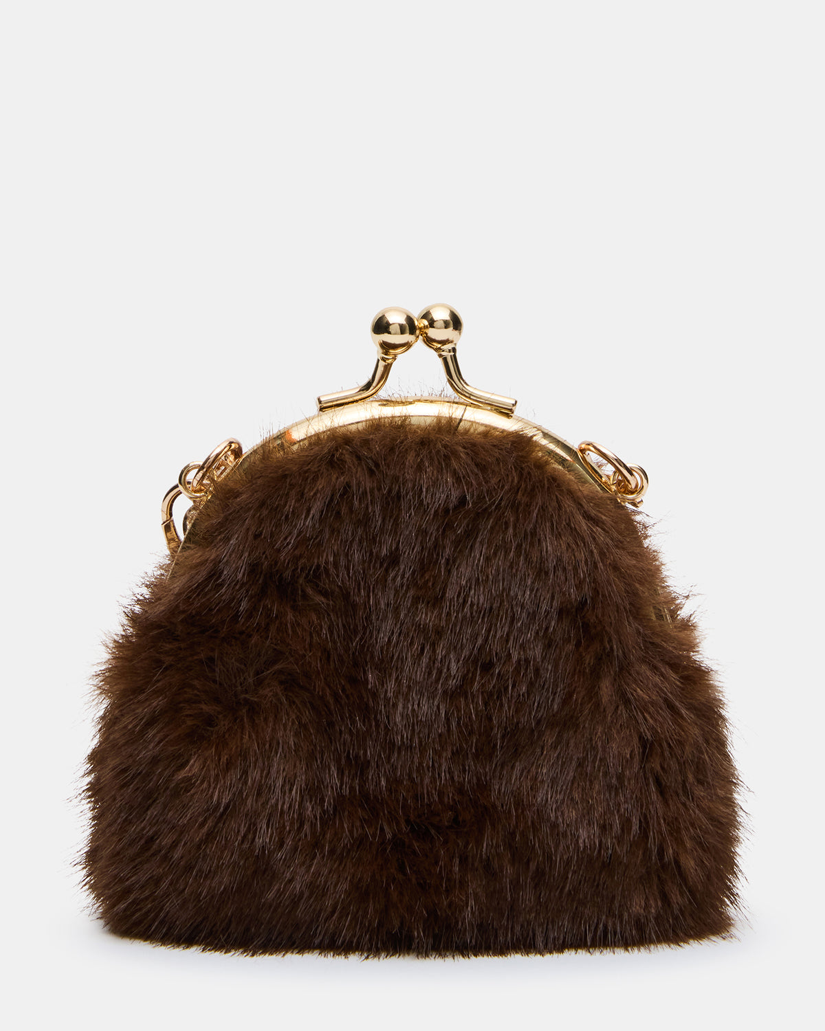 FEYRE FAUX FUR WALLET BROWN - view 6