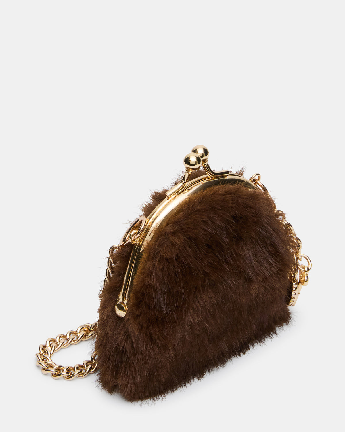 FEYRE FAUX FUR WALLET BROWN - view 4