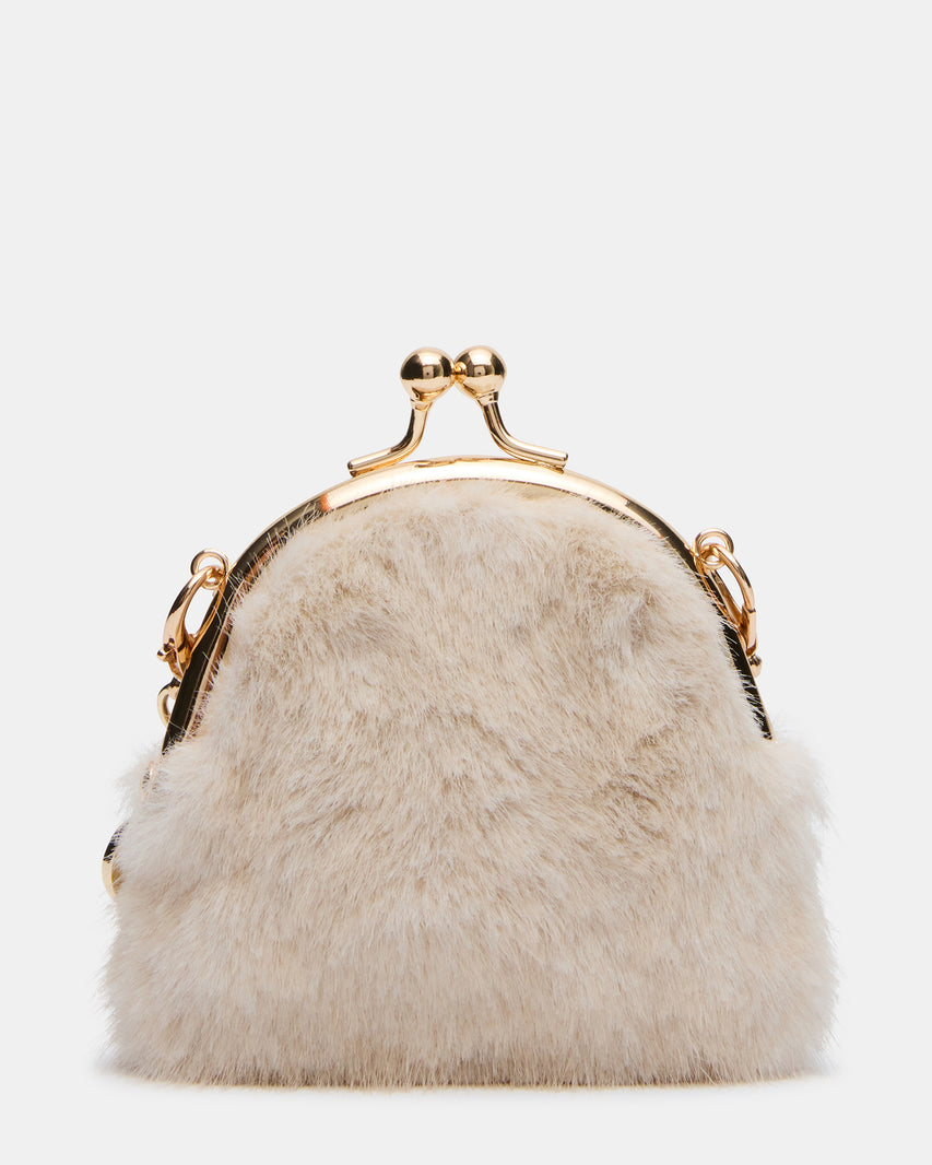 FEYRE FAUX FUR WALLET NATURAL - view 5