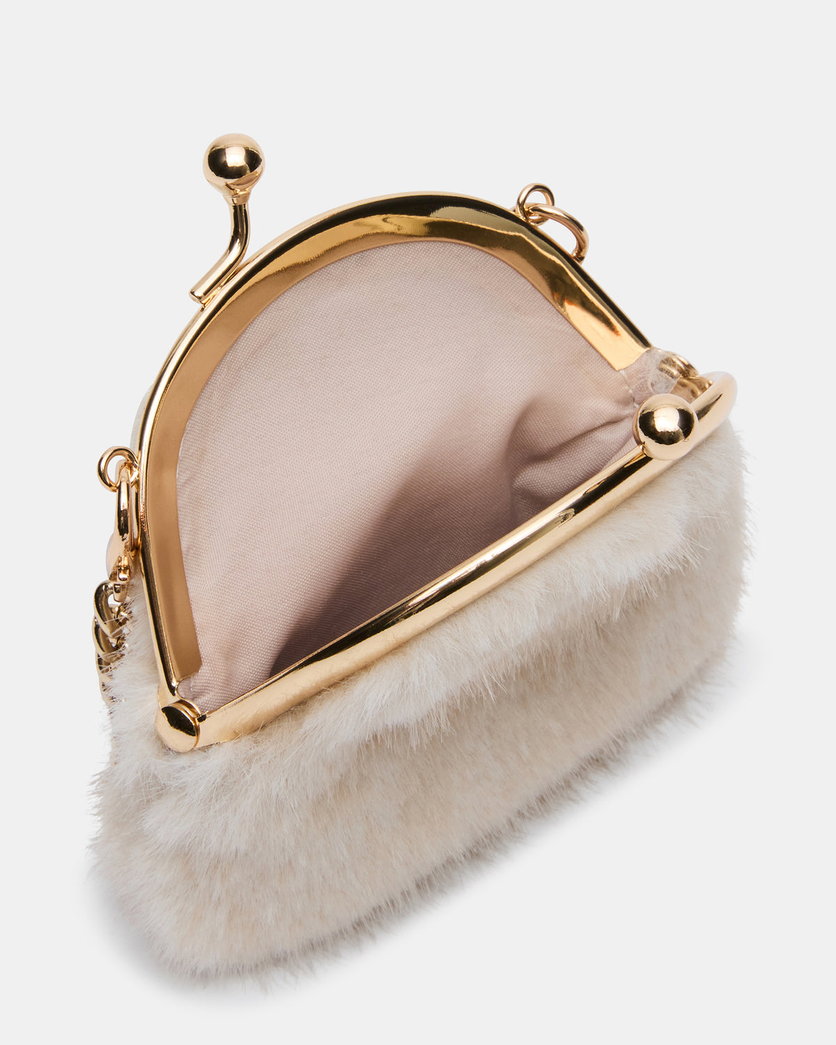 FEYRE FAUX FUR WALLET NATURAL - view 4