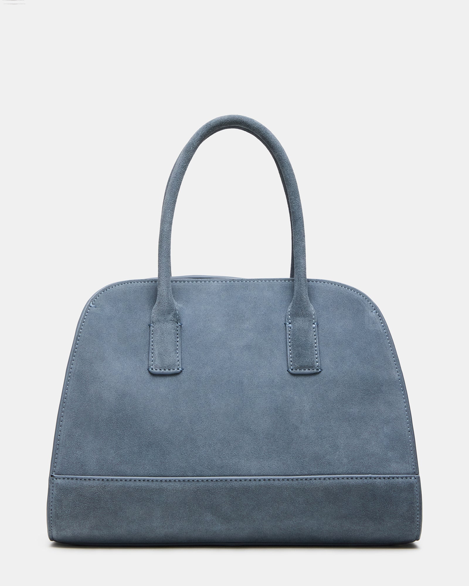 HADLEE Baby Blue Suede Women's Top-Handle Tote Handbag – Steve Madden