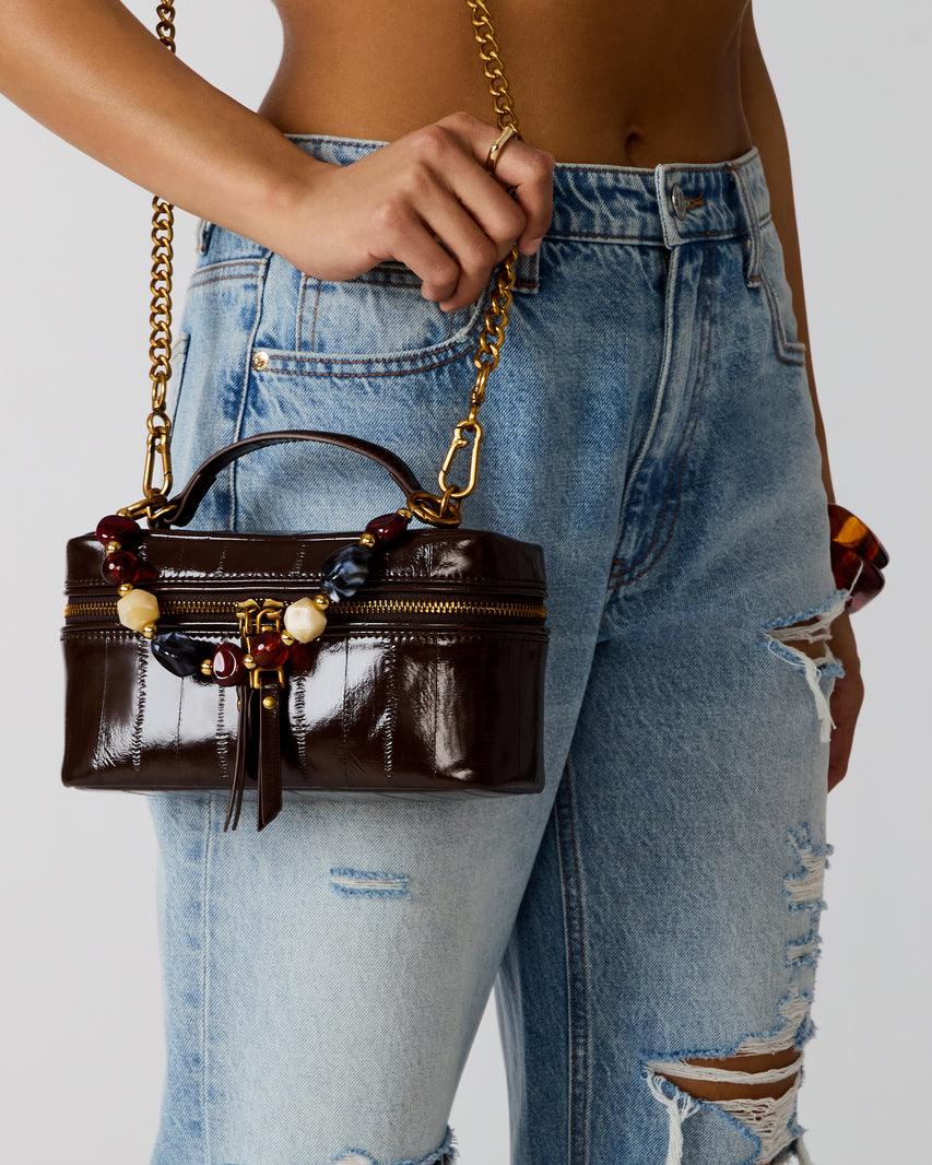 HERRA BAG BROWN EEL - view 2