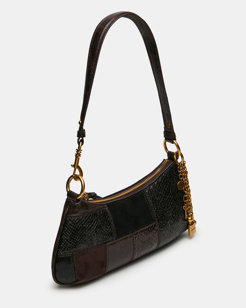 IRINA PATCHWORK BAG DARK MULTI - view 3