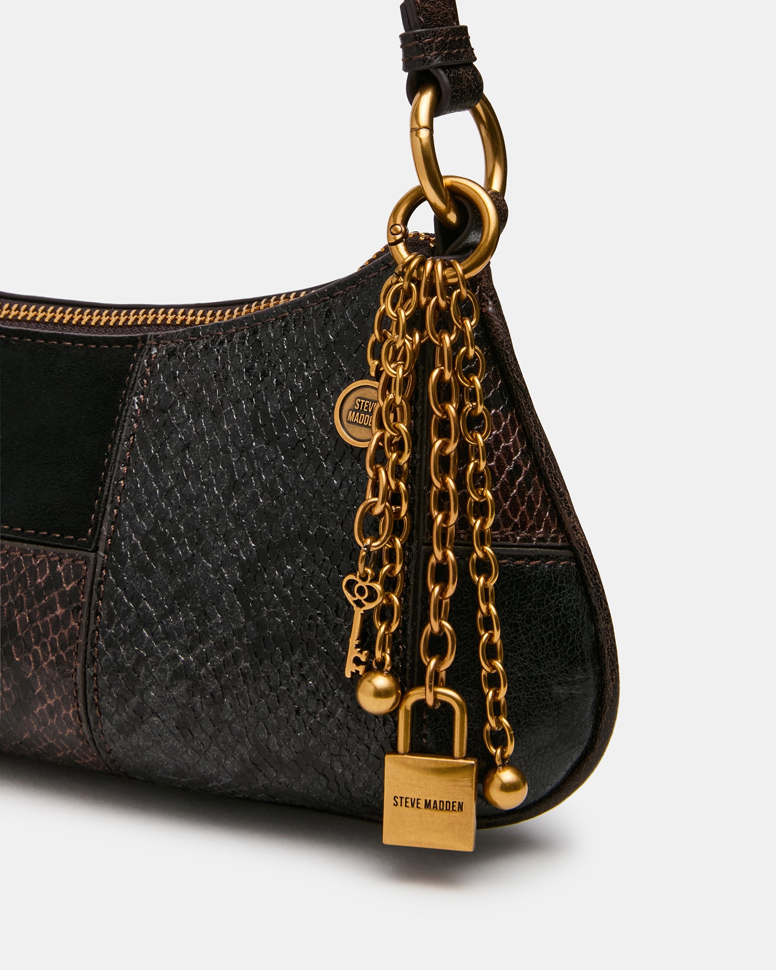 IRINA PATCHWORK BAG DARK MULTI - view 2