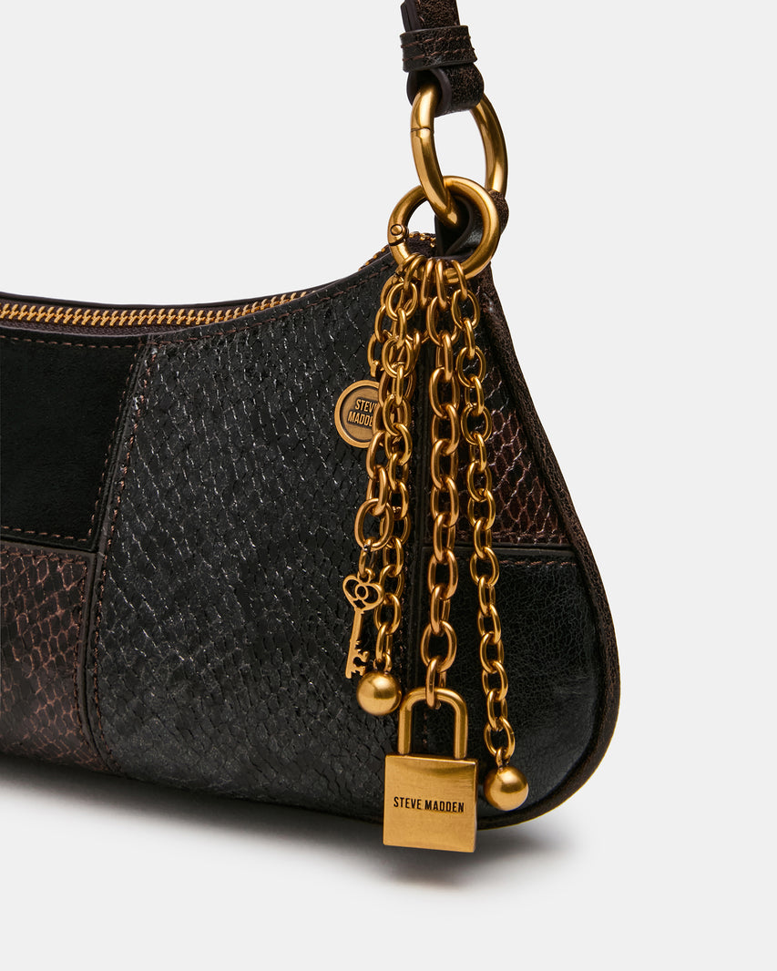 IRINA PATCHWORK BAG DARK MULTI - view 2