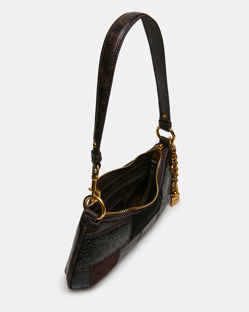 IRINA PATCHWORK BAG DARK MULTI - view 4