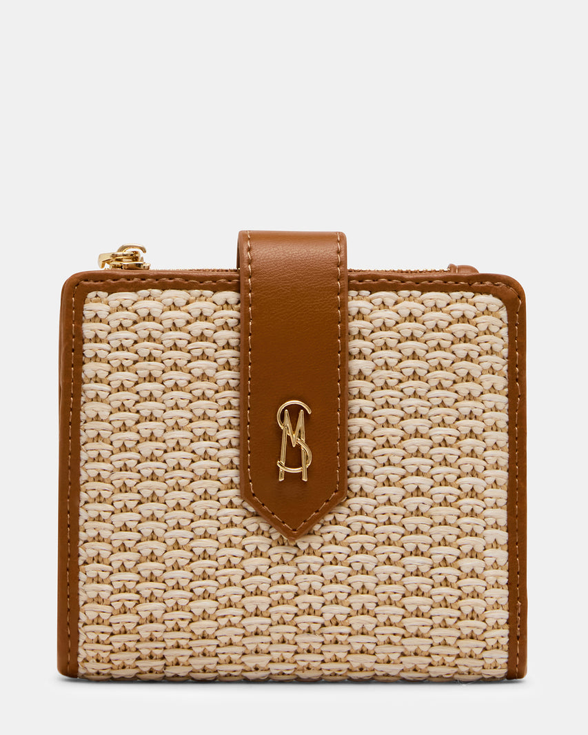 JEM STRAW WALLET LIGHT NATURAL
