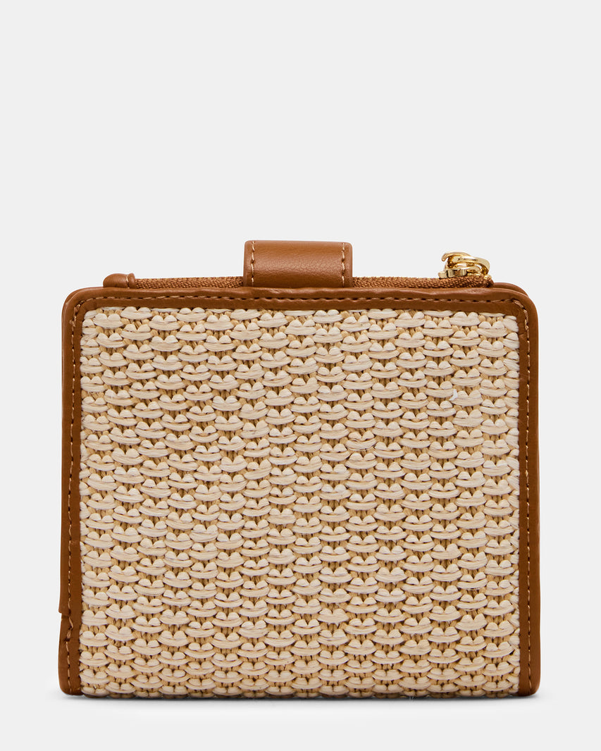 JEM STRAW WALLET LIGHT NATURAL