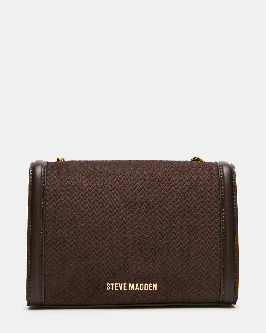 LARISA WOVEN BAG CHOCOLATE