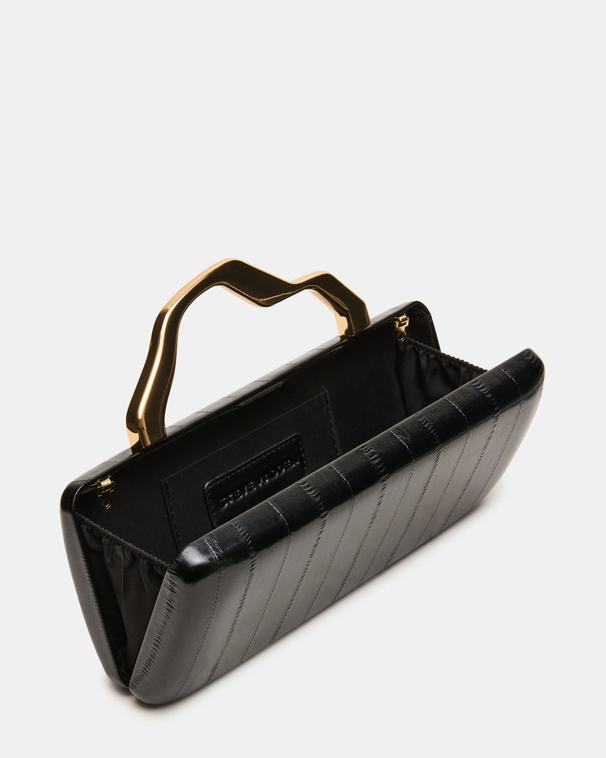 LEENA BAG BLACK EEL - view 5